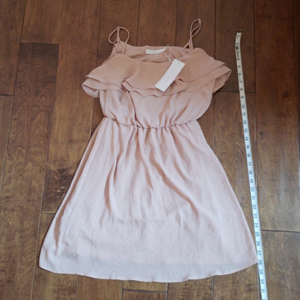 Lush Ruffle Cold Shoulder Dress - Picture 4 of 8